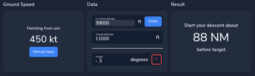 flyPad Performance TOD Calculator