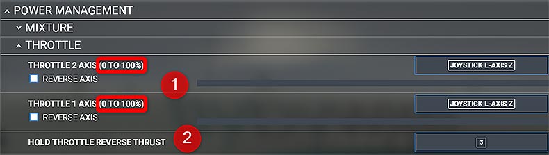 MSFS ThrottleAxis (0 TO 100%)